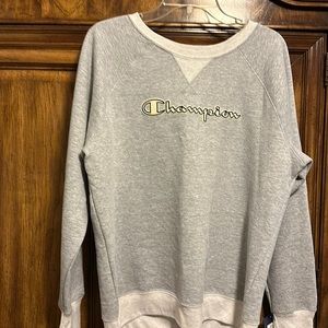 Women’s Champion Oxford grey pullover sweatshirt